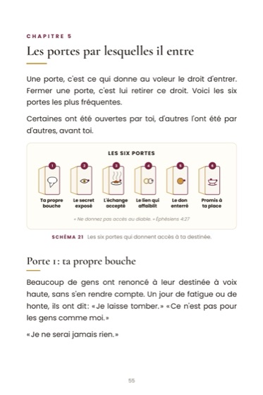 Les Briseurs de destinée · page du livre