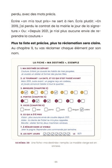 Les Briseurs de destinée · page du livre