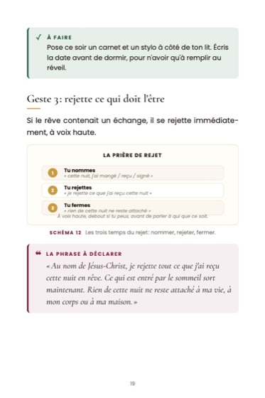Le dictionnaire biblique des rêves · page du livre